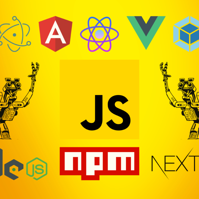 JavaScript Ecosystem Collage Banner